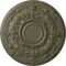 Ekena Millwork Oslo Ceiling Medallion (Fits Canopies up to 10 1/2"), Hnd-Painted Spartan Stone, 28 1/8"OD x 1 3/4"P CM28OSSSF - alternate 1